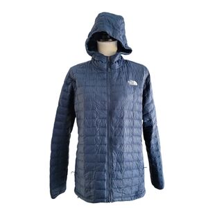 The North Face Women's ThermoBall Eco Hoodie Jacket Coat Size L Teal